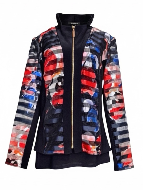 Frank Lyman Design Jackets & Blazers - Frank Lyman Design Art-Print Jacket | Women’s Size 6 | Statement Abstract Print
